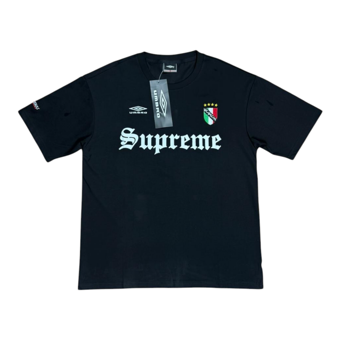 CAMISETA SUPREME X UMBRO NEGRA