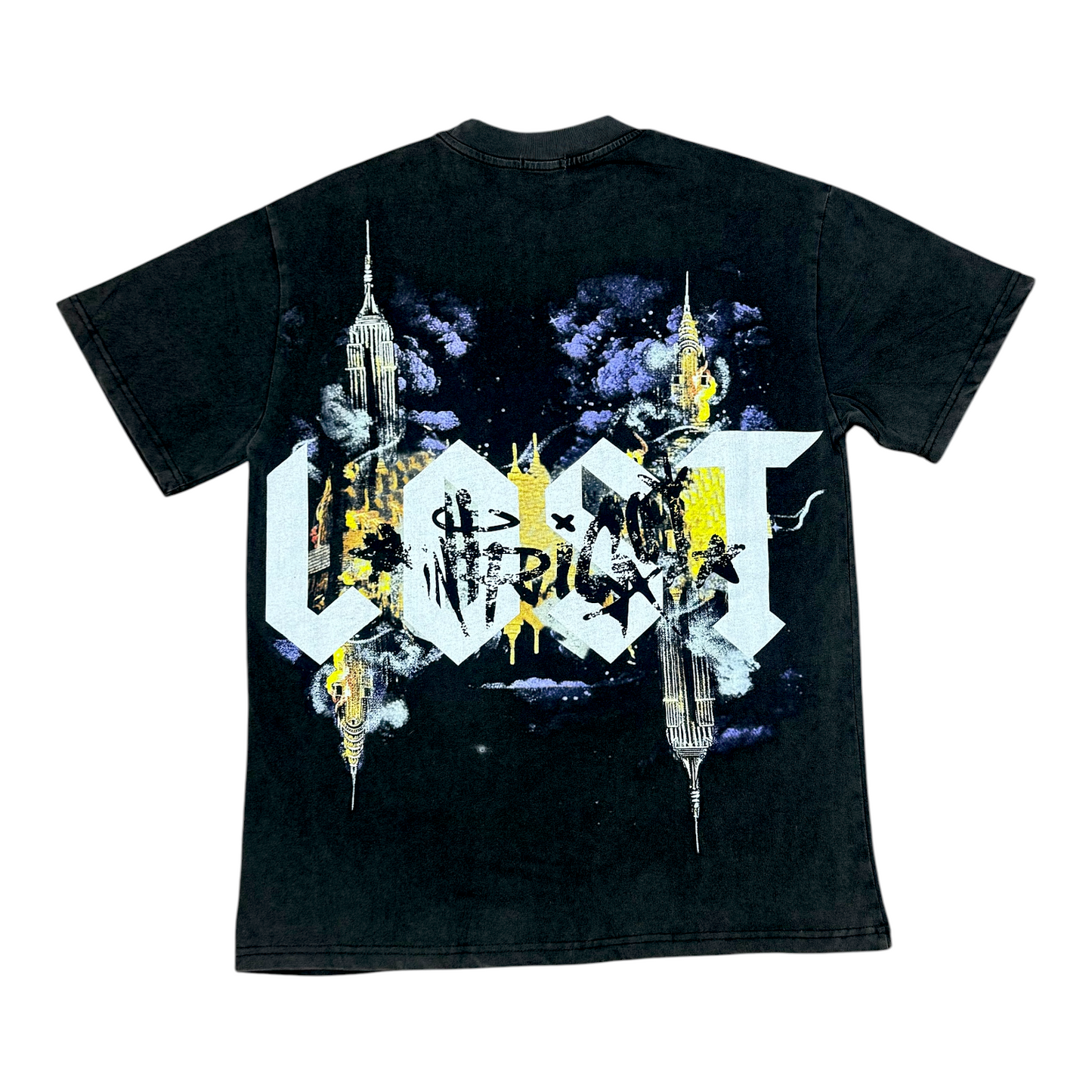 CAMISETA LOST INTRICACY MUSA NEGRA