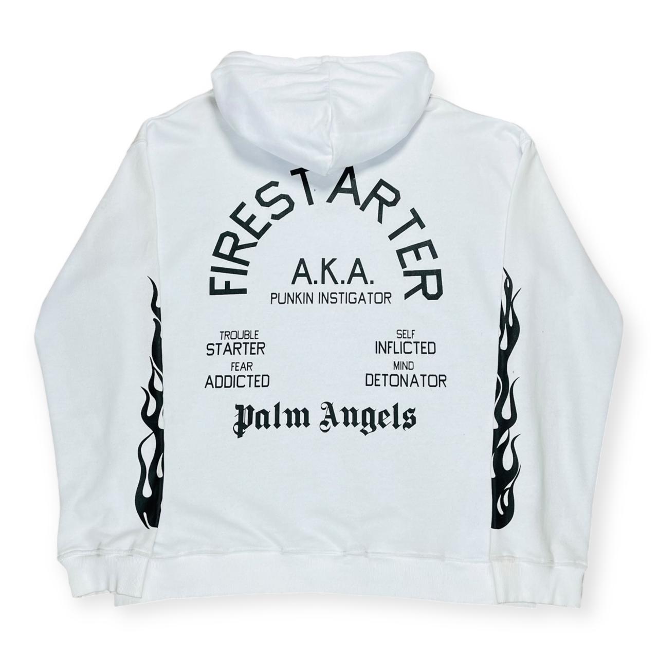 HOODIE PALM ANGELS BLANCO PALMERA