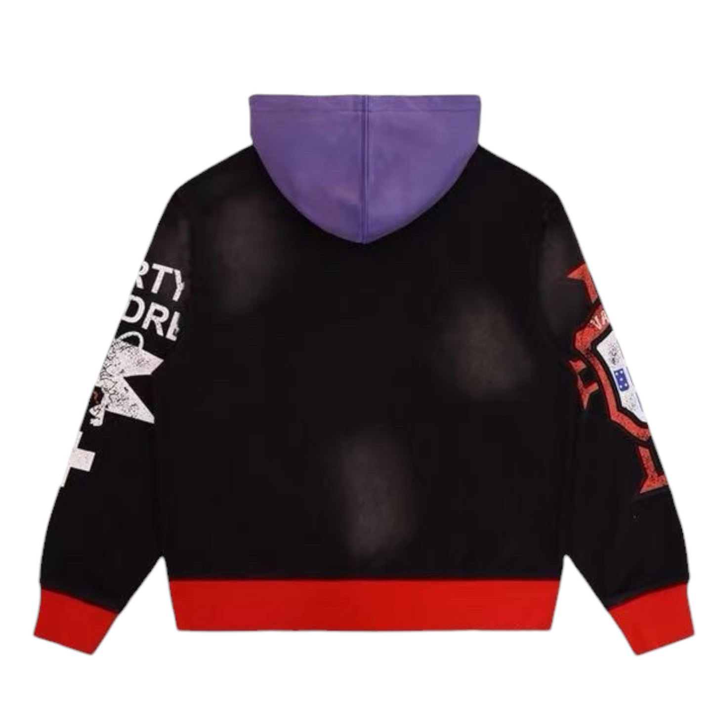 ZIP HOODIE VALLEY DREAMS NEGRO/MORADO