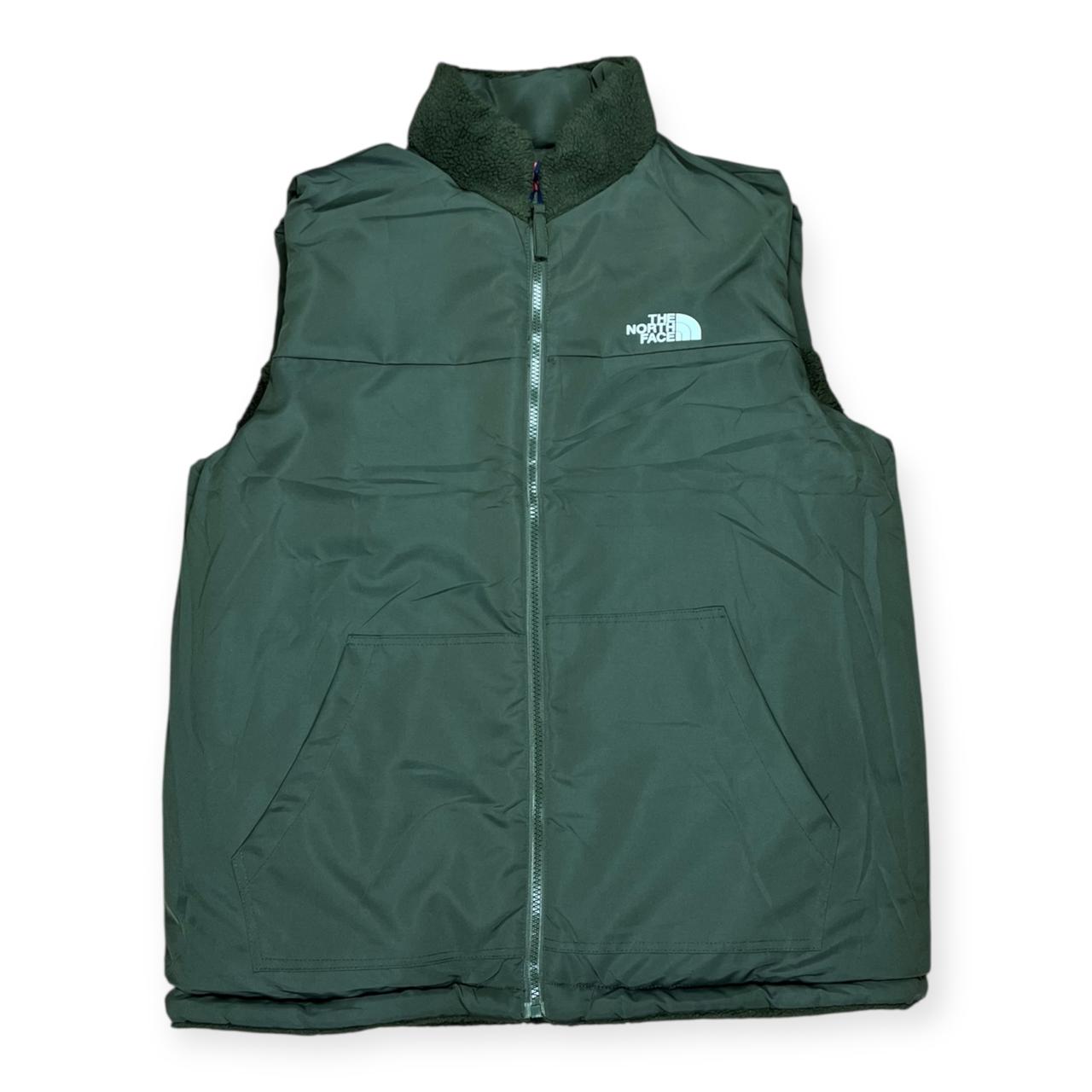 CHALECO THE NORTH FACE VERDE DOBLE FAZ