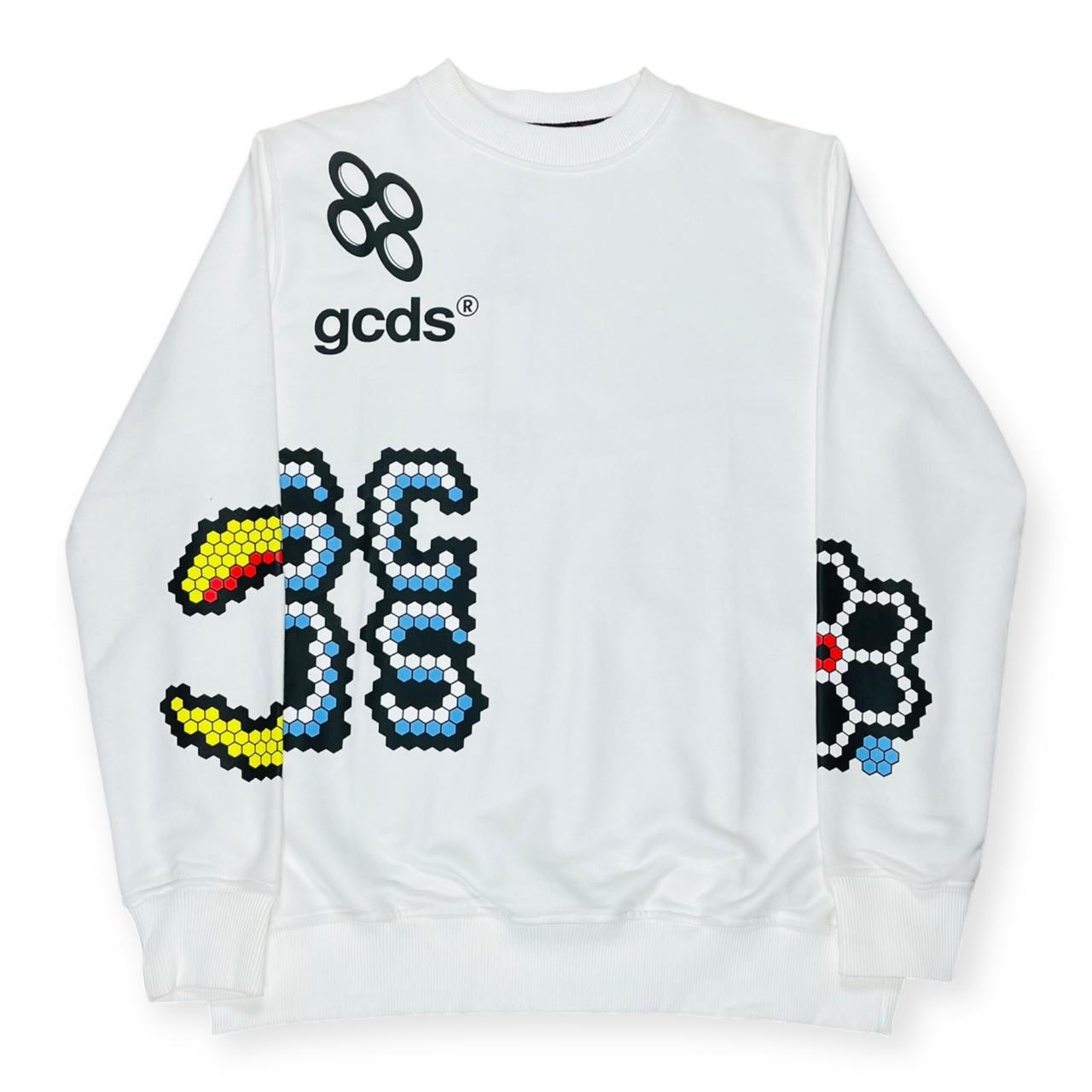 CREW NECK GCDS BLANCO