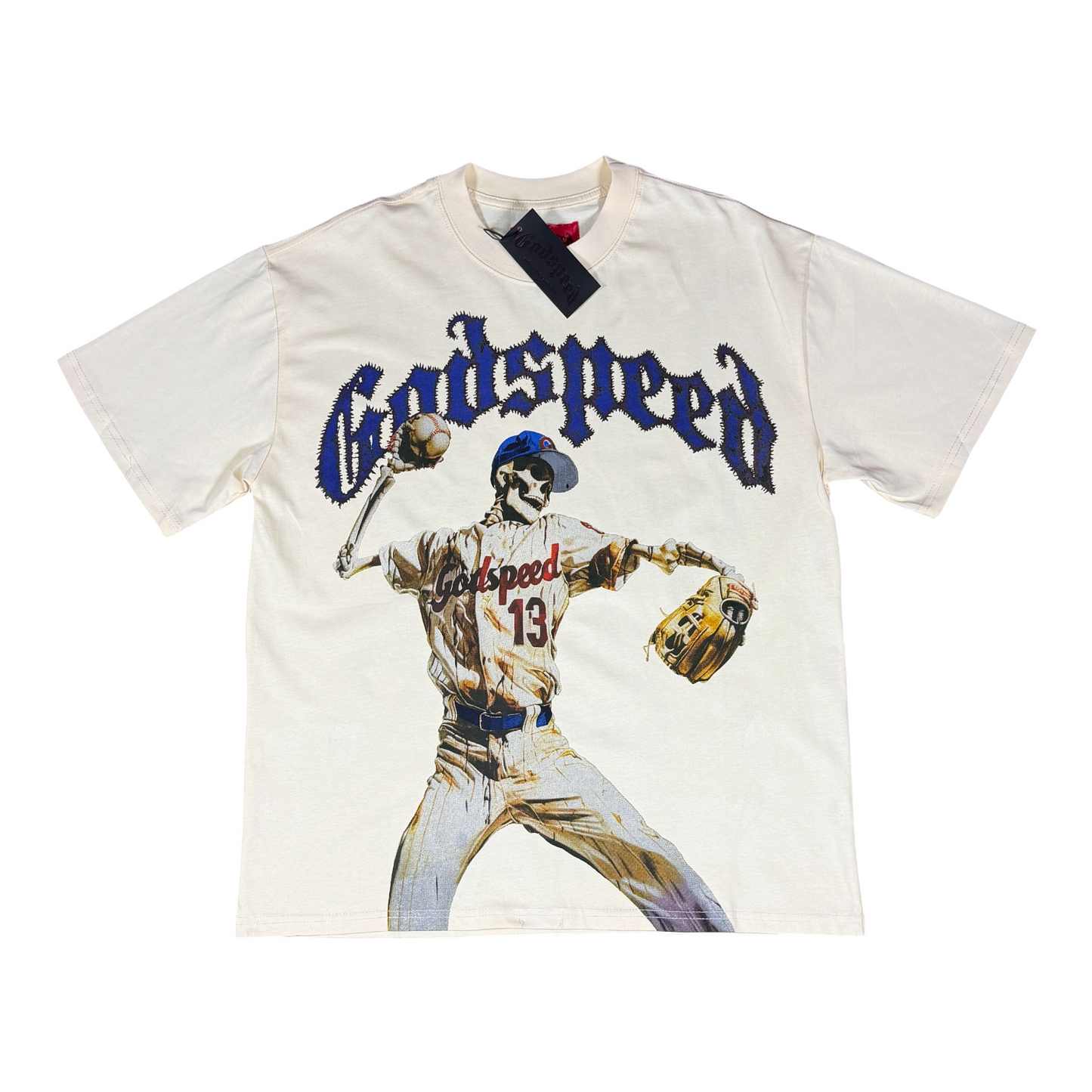 CAMISETA GOODSPEED BASEBALL BLANCA