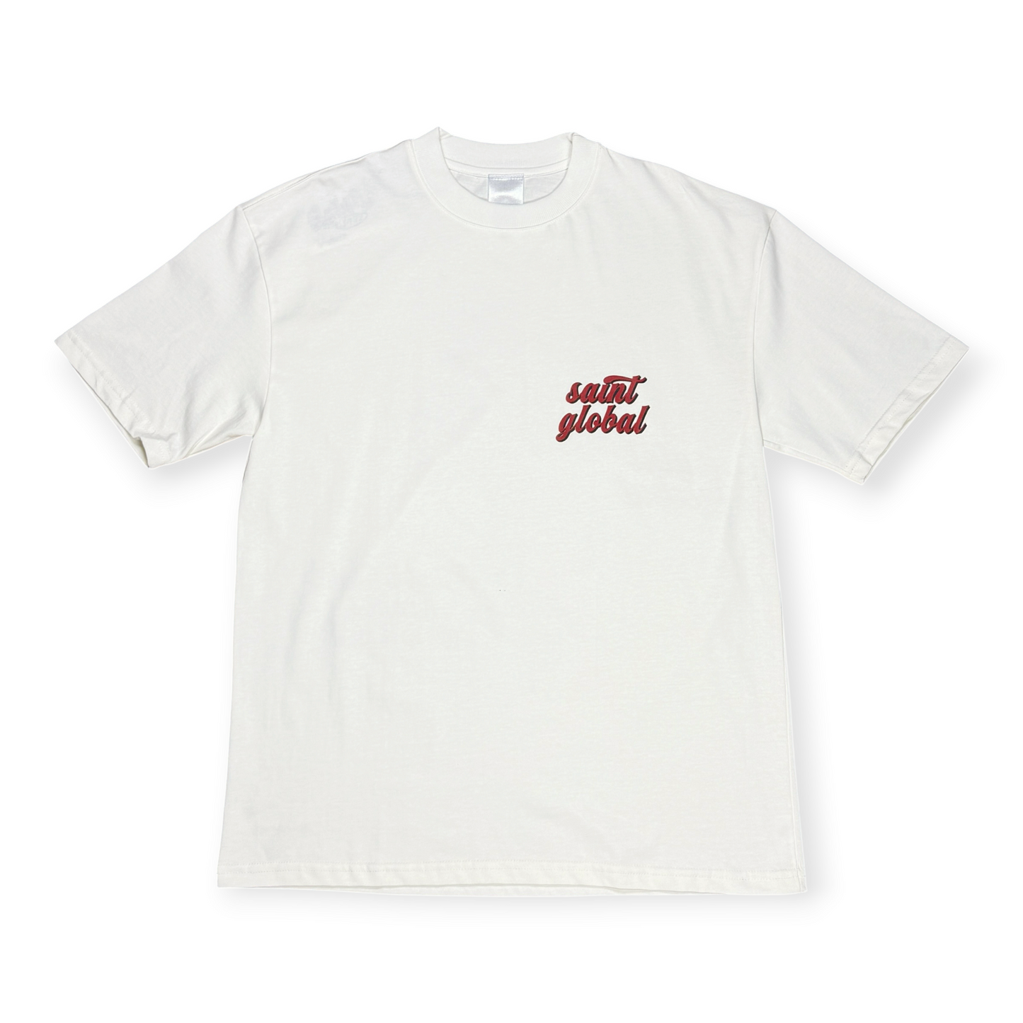 CAMISETA SAINT GLOBAL ANGEL PIEDRAS BLANCA