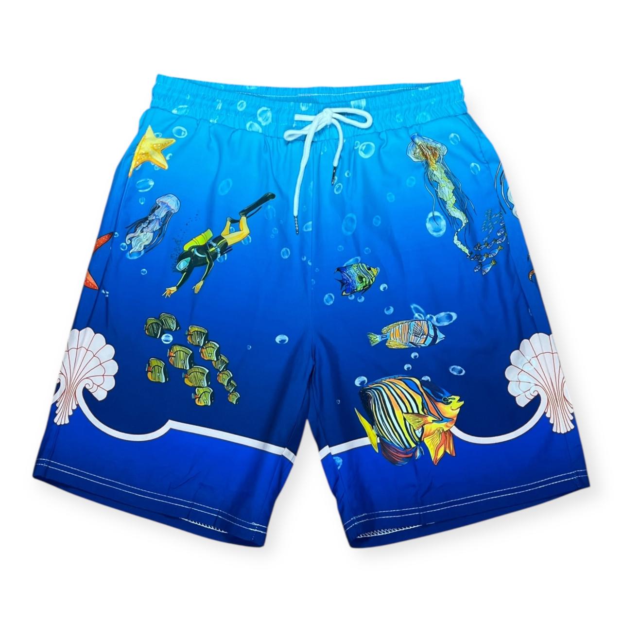 CONJUNTO BERMUDA CASA BLANCA AZUL ACUATICO
