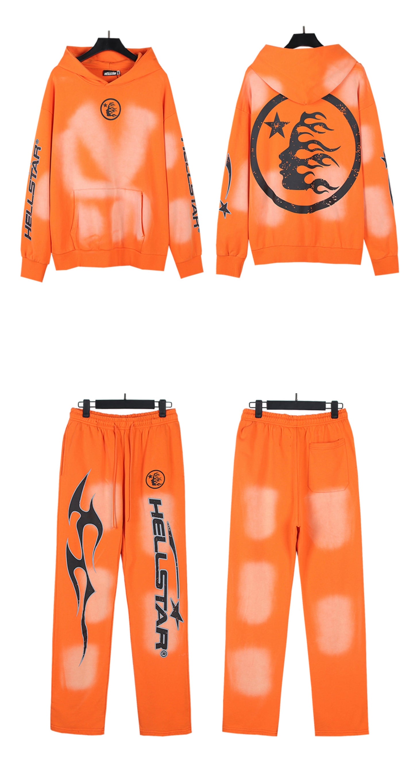 CONJUNTO HELLSTAR NARANJA DEGRADADO