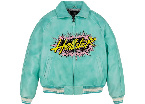 CHAQUETA BEISBOLERA HELLSTAR X AVIREX VERDE