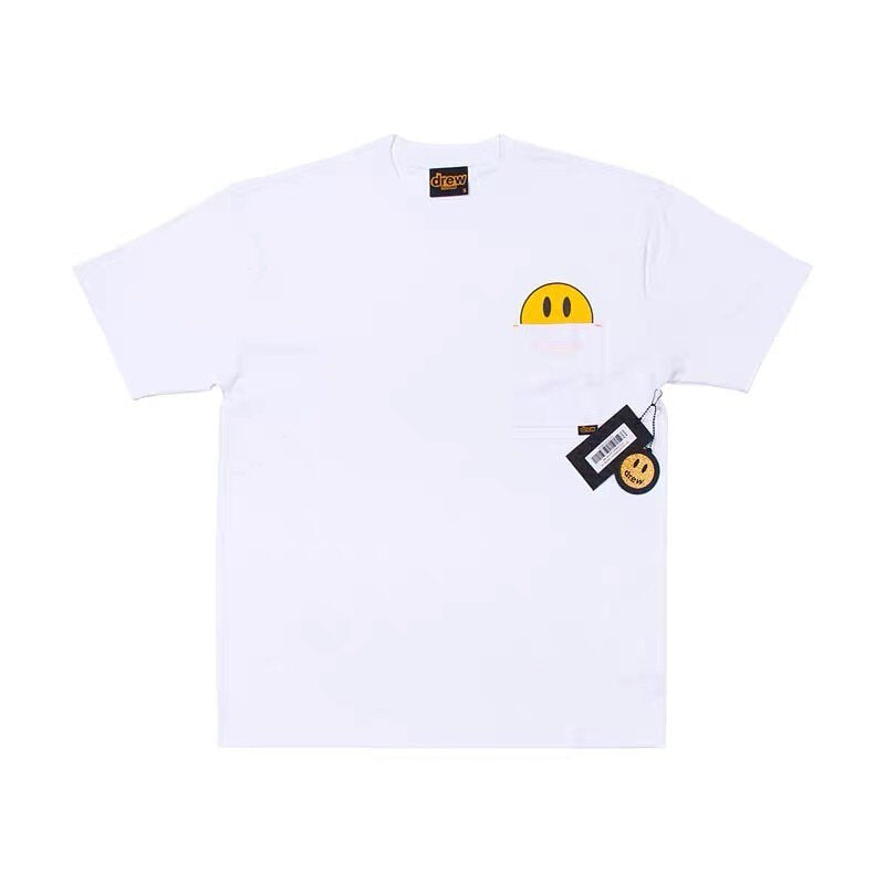 CAMISETA DREW BOLSILLO BLANCA