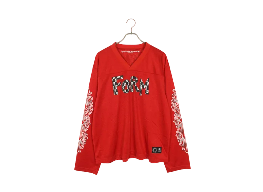 CREW NECK CHROME HEART FORM
