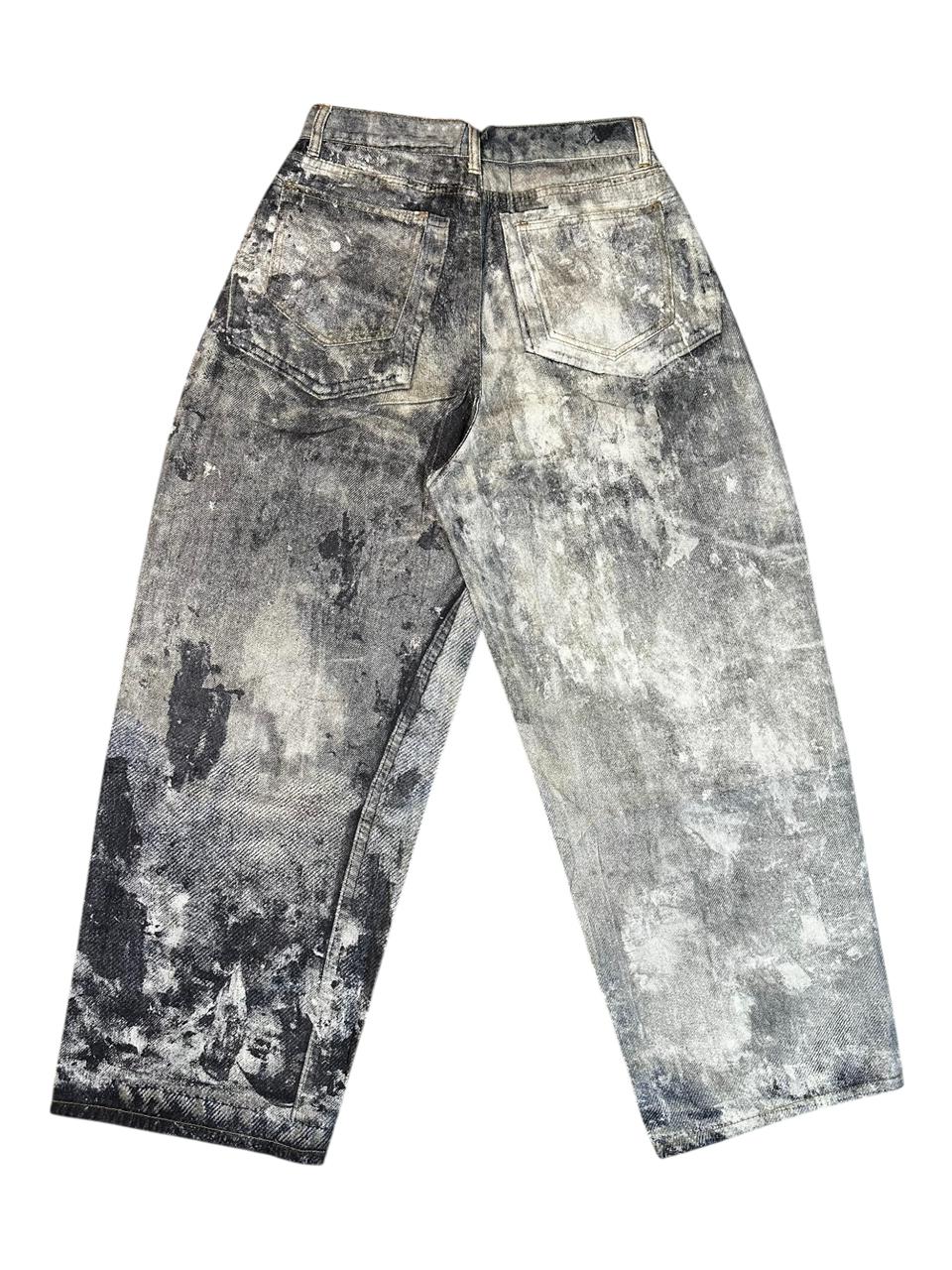 PANTALON DESGASTADO TIPO JEAN