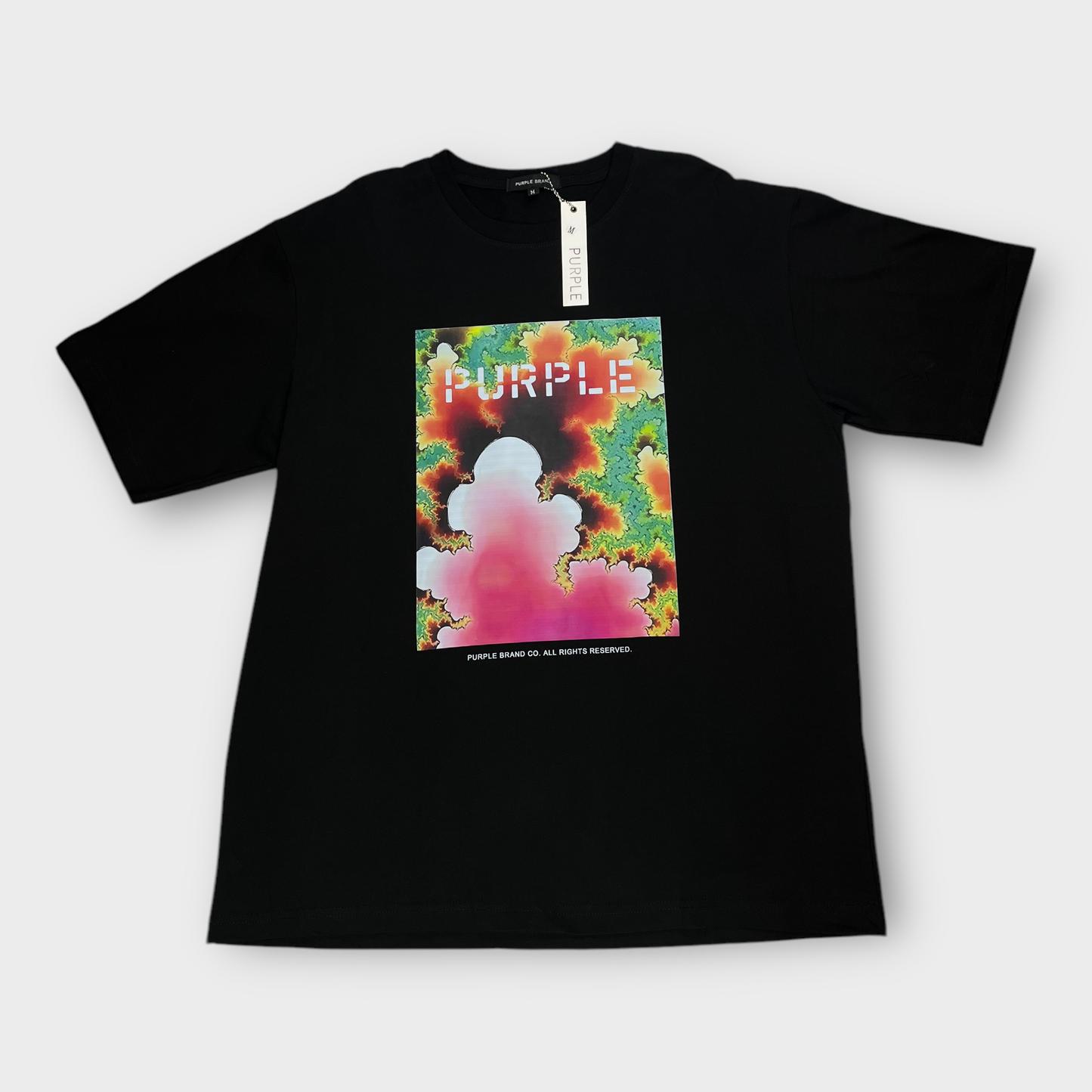 CAMISETA PURPLE BRAND NEGRA