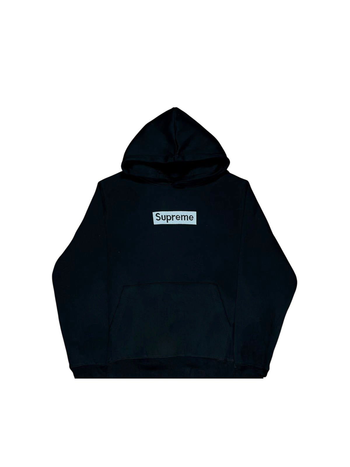 HOODIE SUPREME NEGRO OVERSIZE