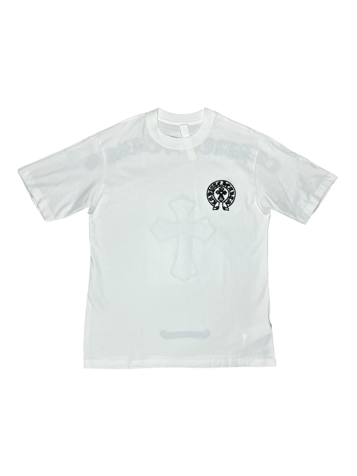 CAMISETA CHROME HEARTS CRUZ DORSO BLANCA