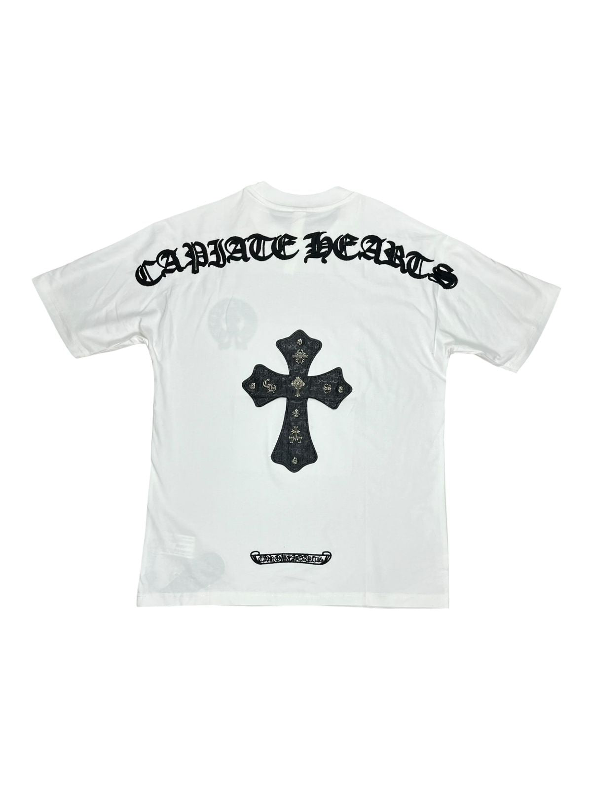 CAMISETA CHROME HEARTS CRUZ DORSO BLANCA
