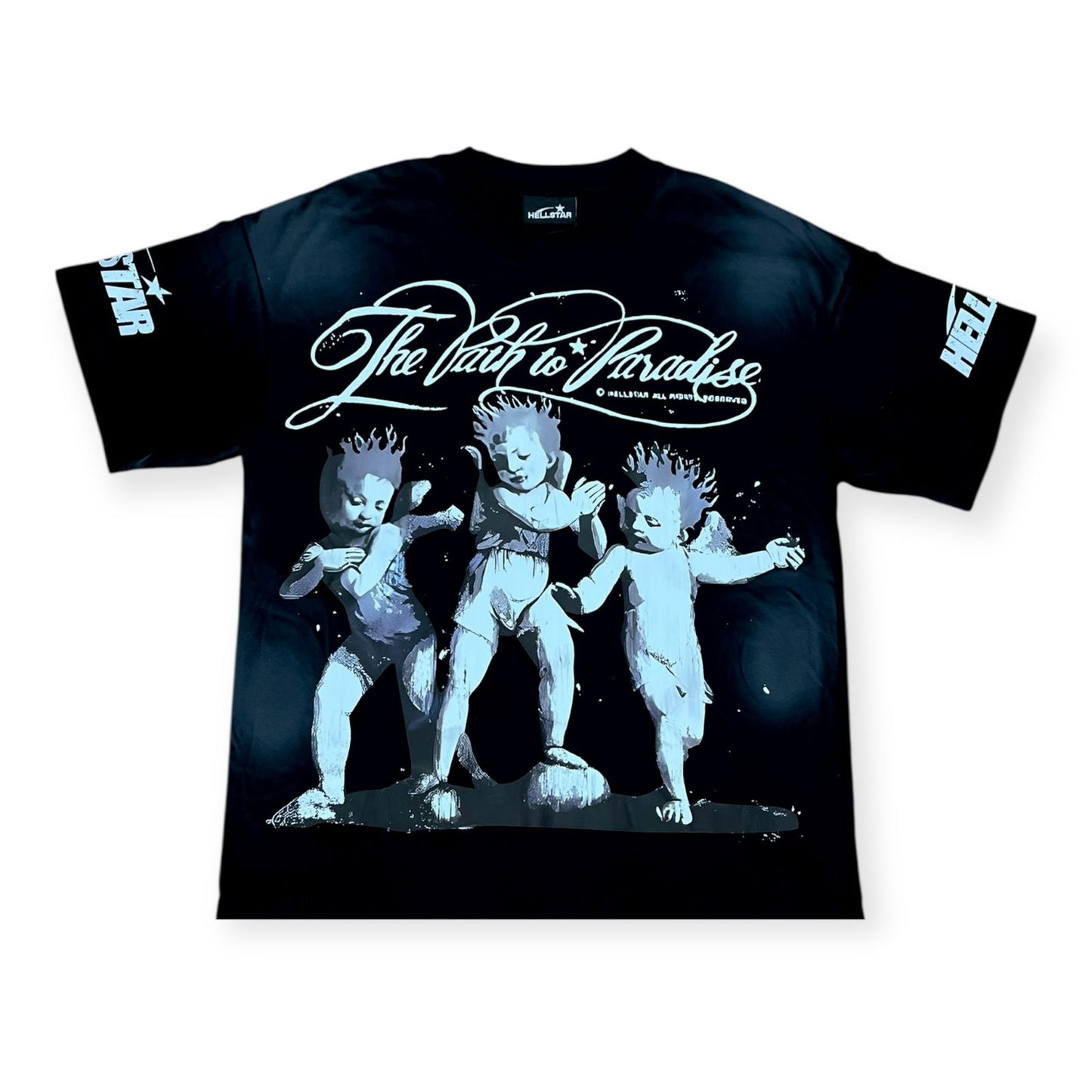 CAMISETA HELLSTAR THE PATH TO PARADISE NEGRA