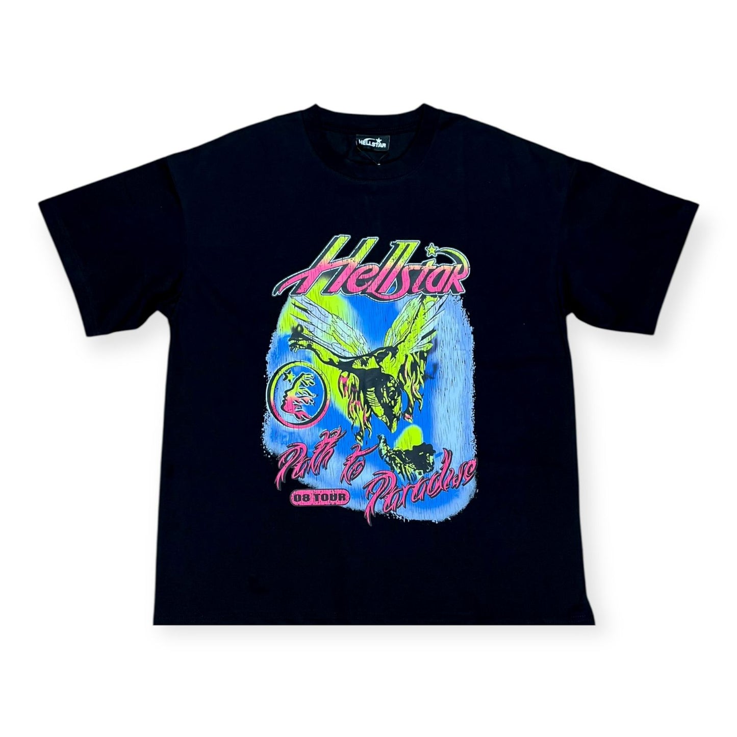 CAMISETA HELLSTAR 08 TOUR NEGRA