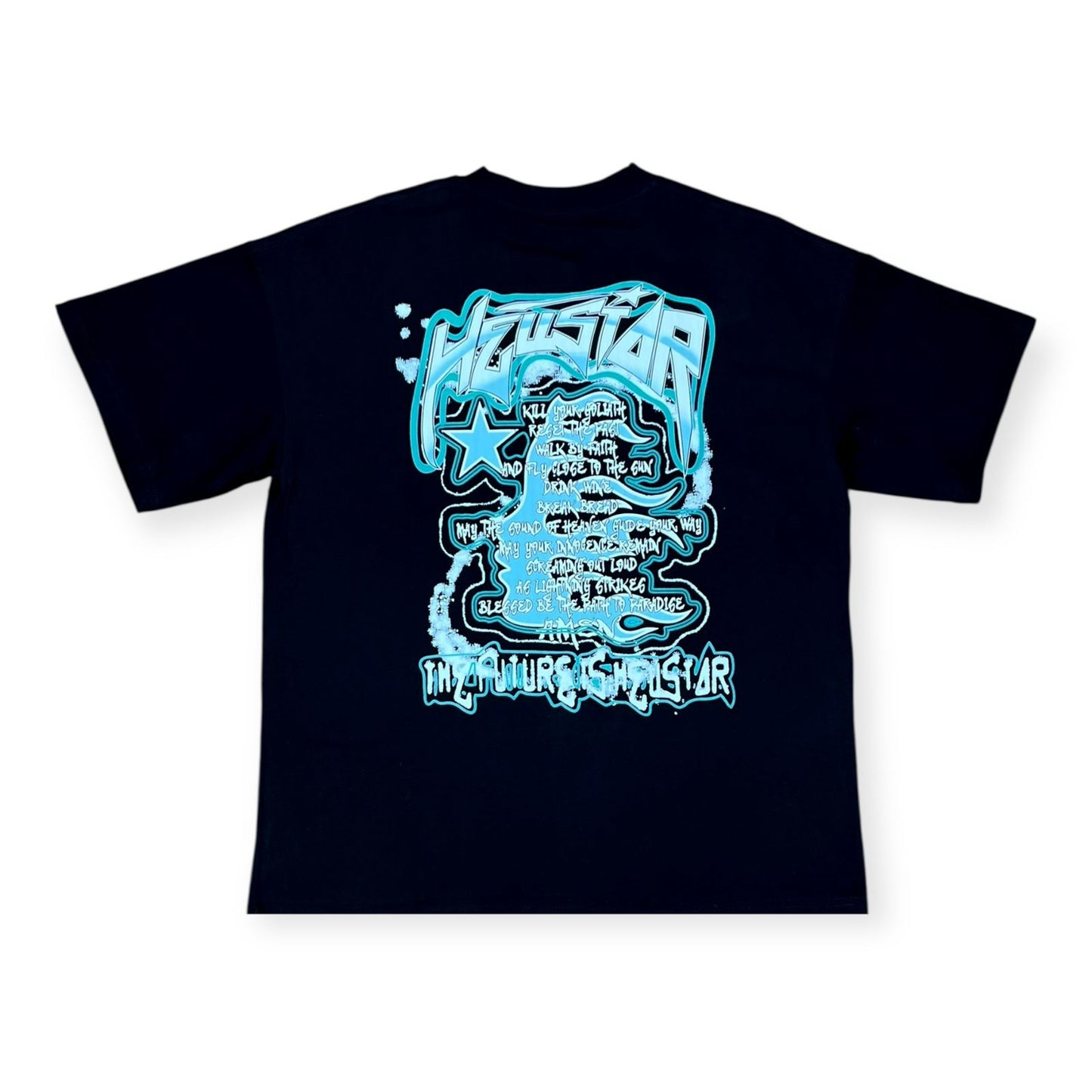 CAMISETA HELLSTAR AMÉN NEGRA