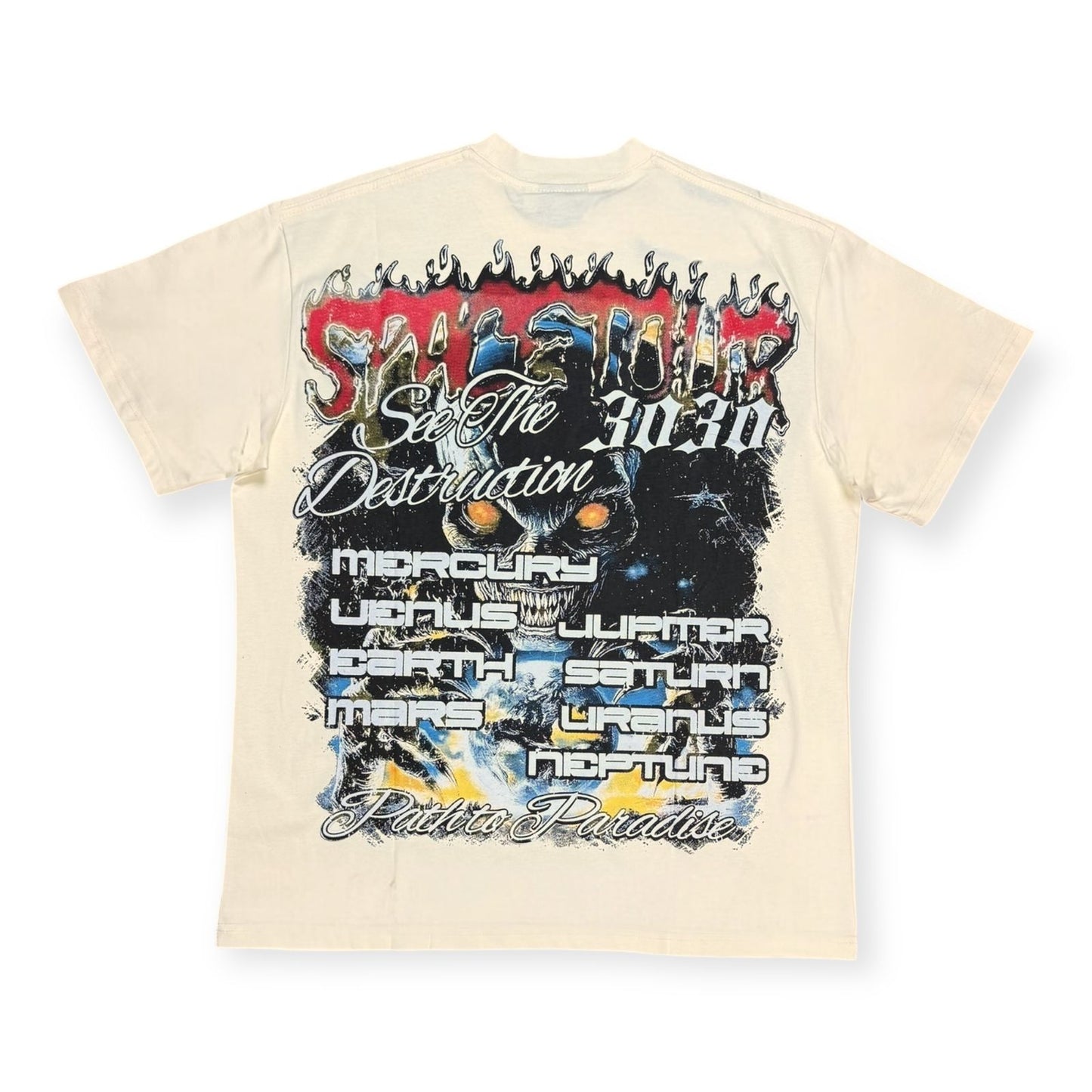 CAMISETA HELLSTAR 3030 SKULL WORLD