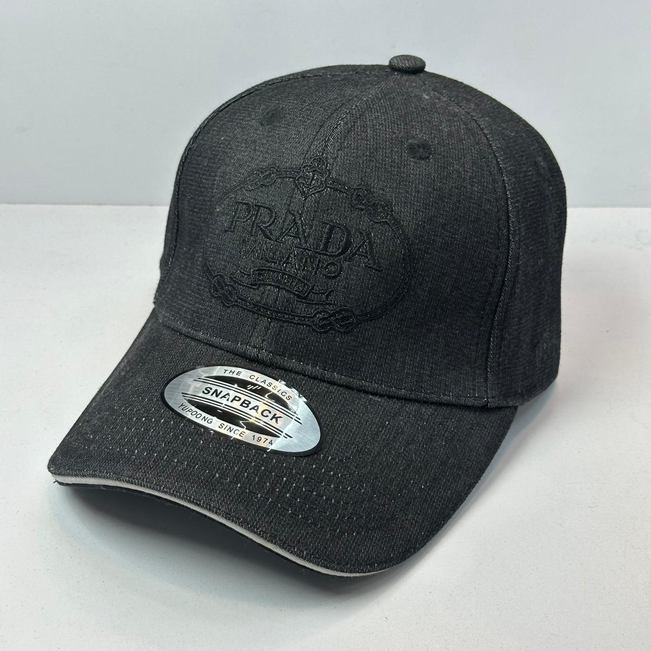 GORRA PRADA GRIS OSCURO