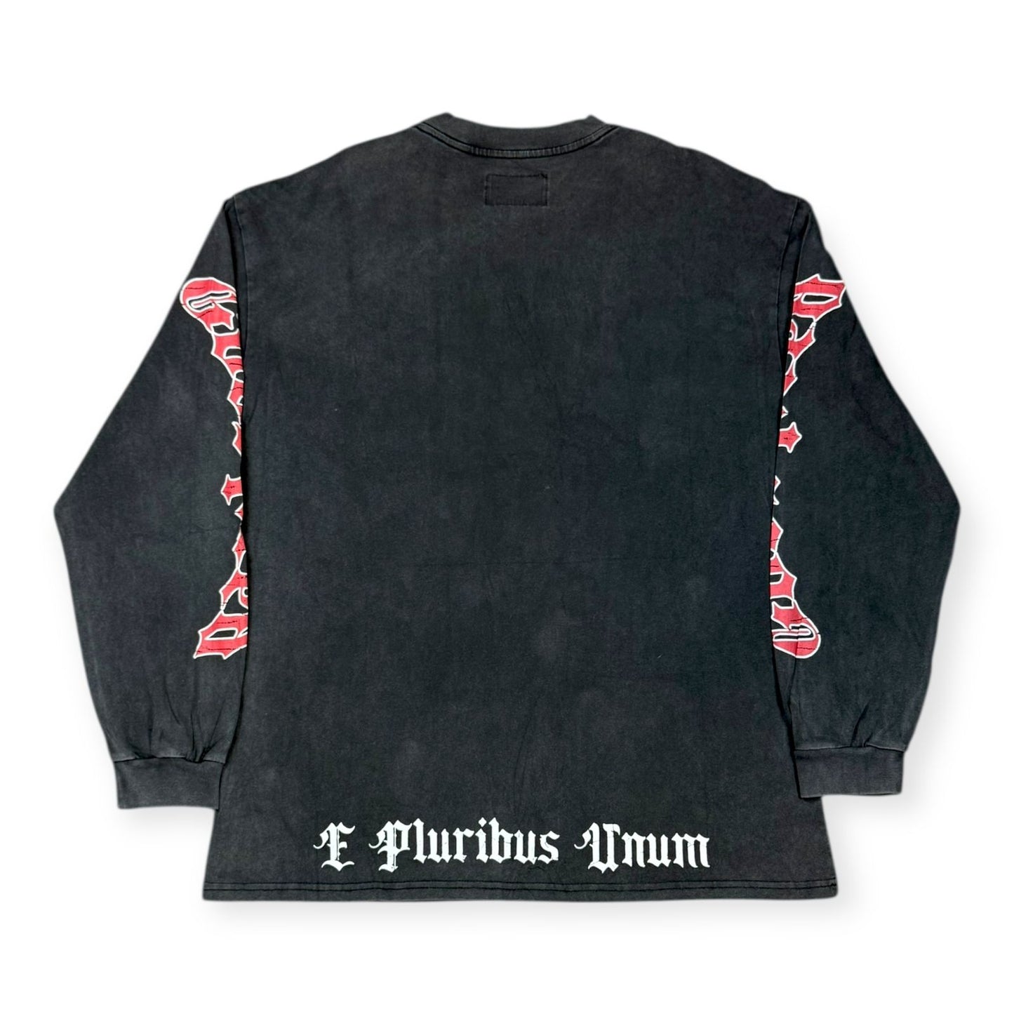 CREW NECK GODSPEED E PLURIBUS UNUM NEGRO
