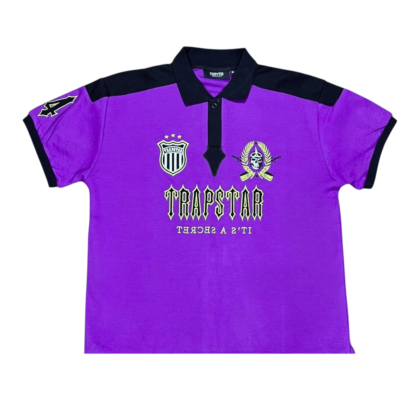 CAMISA TIPO POLO TRAPSTAR MORADA