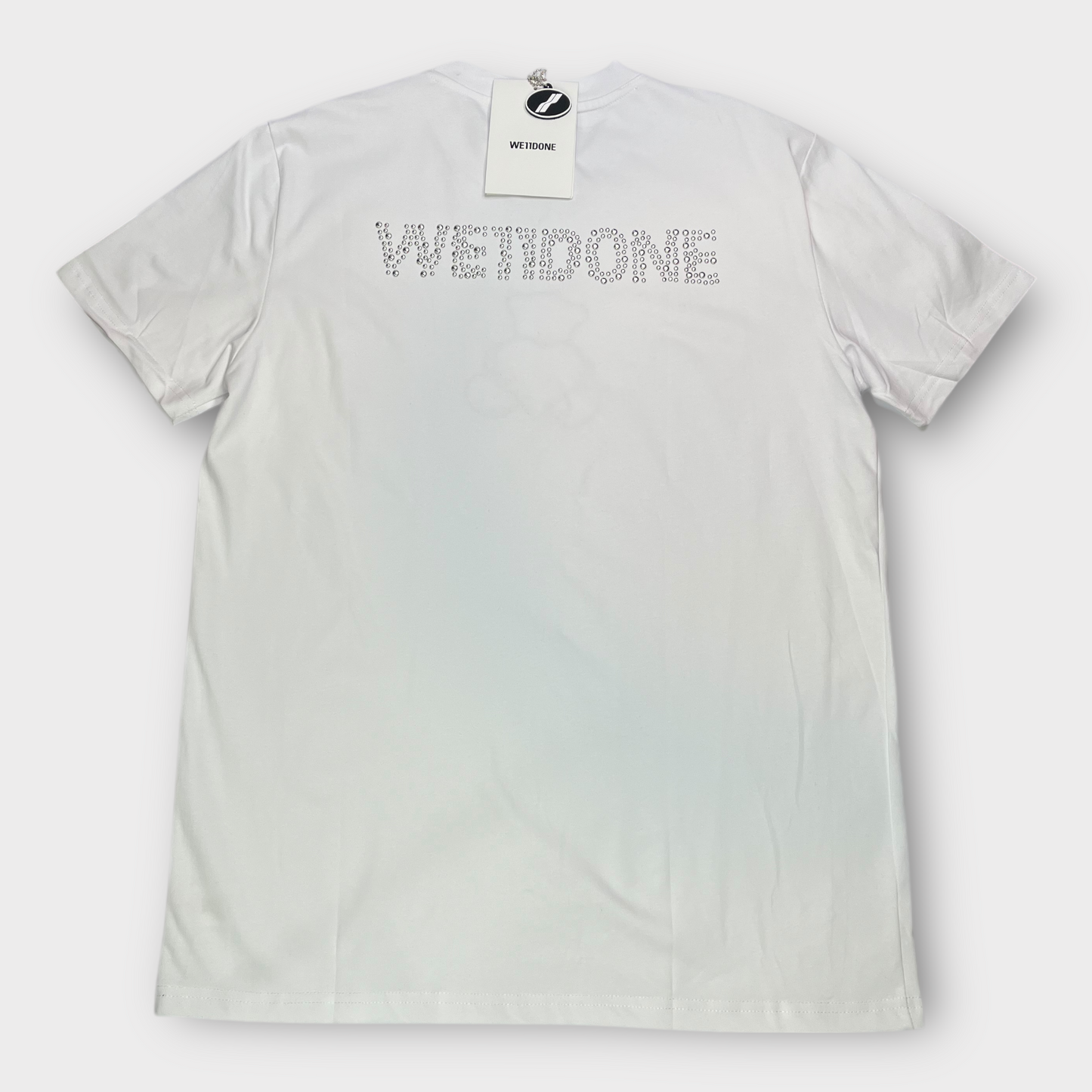 CAMISETA WE11DONE OSO PIEDRAS BLANCA