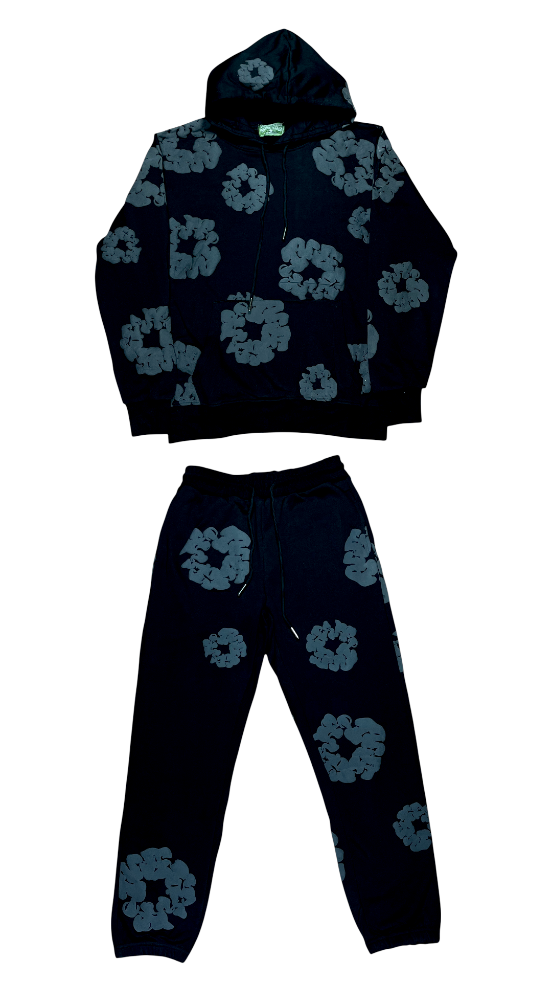 CONJUNTO DENIM TEARS NEGRO/GRIS