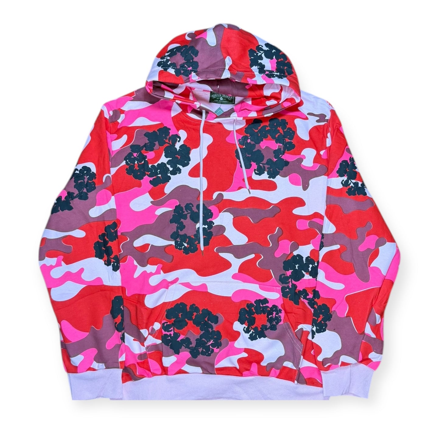 HOODIE DENIM TEARS PINK CAMO
