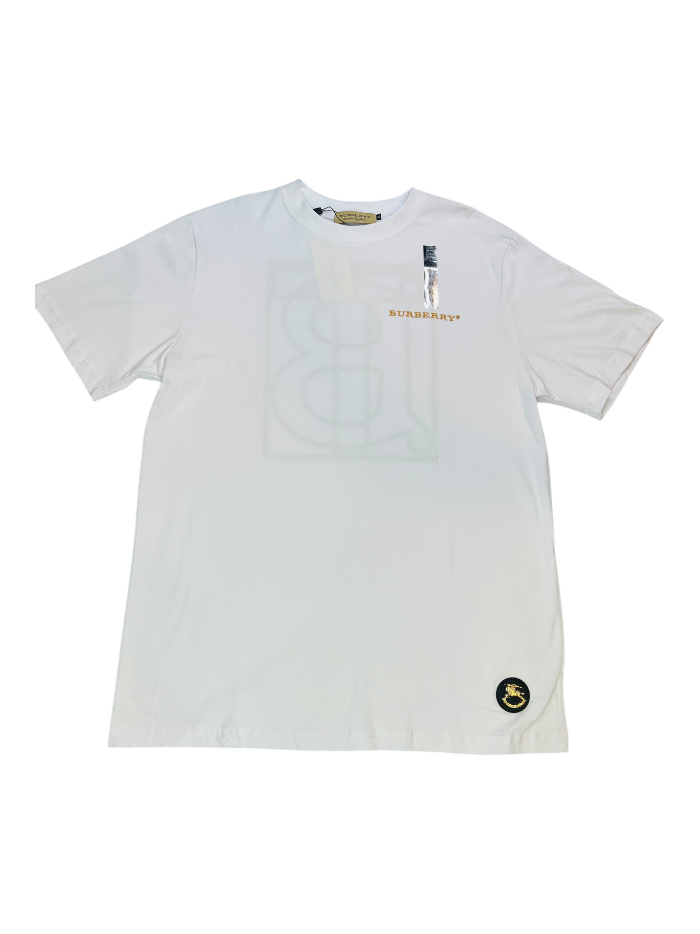 CAMISETA BURBERRY LOGO ESPALDA BLANCA
