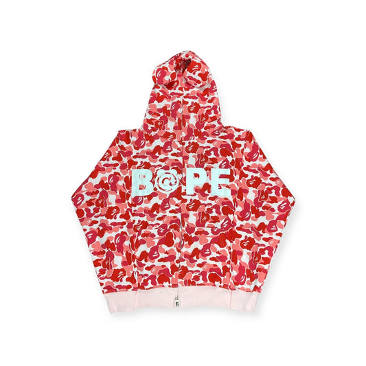 CHAQUETA BAPE SHARK ROSADA CON OREJAS
