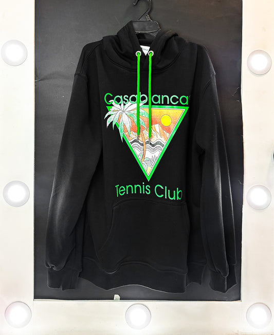 HOODIE CASA BLANCA NEGRO TENNIS