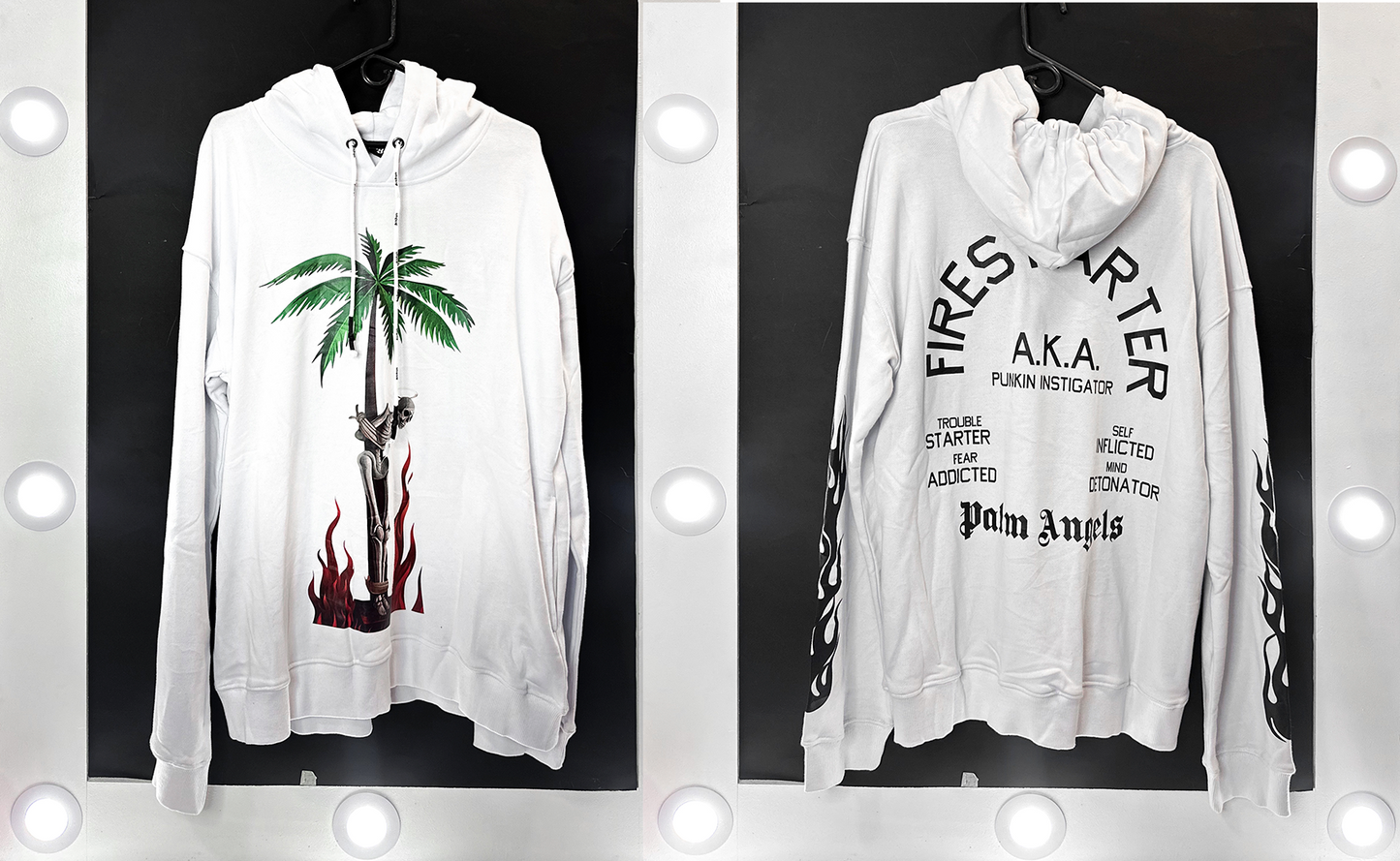 HOODIE PALM ANGELS BLANCO PALMERA