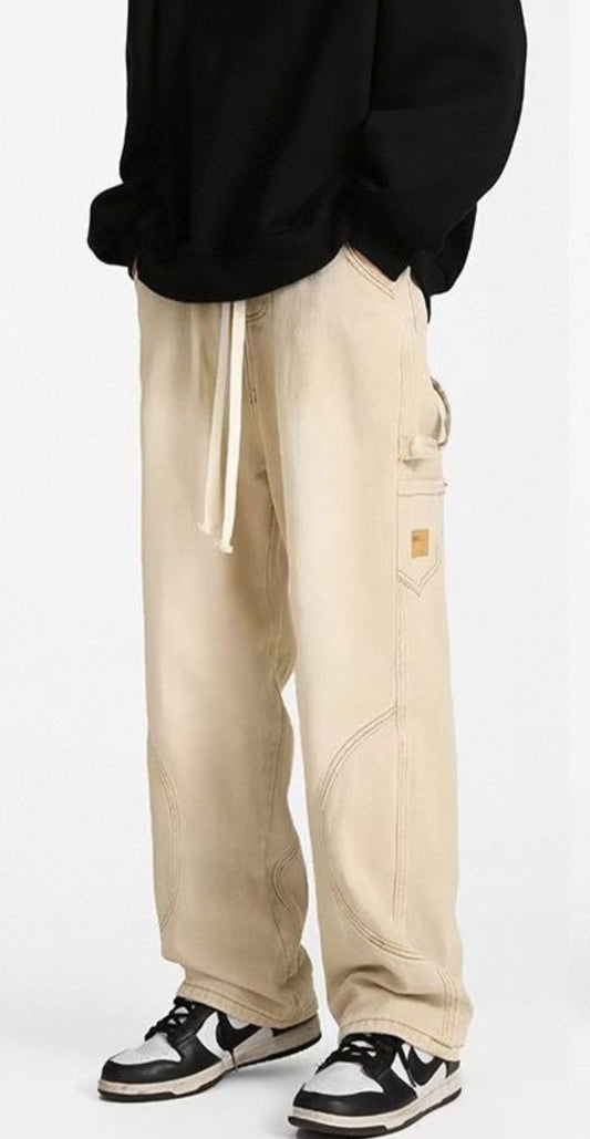 PANTALON  BEIGE JOGGER JEAN