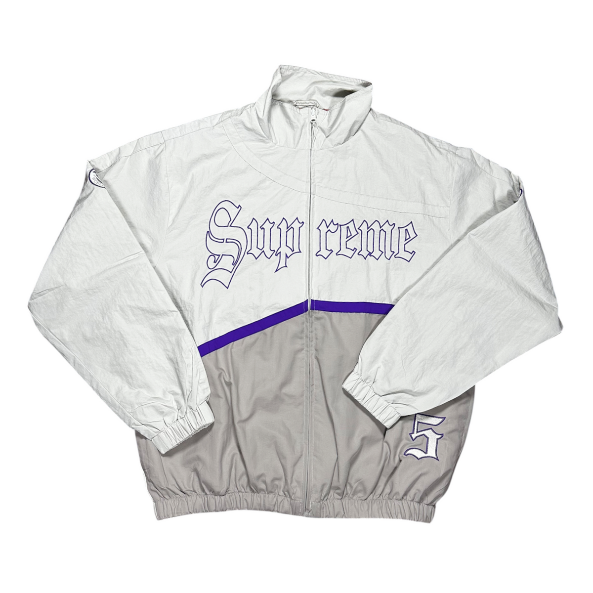 CONJUNTO SUPREME OLD ENGLISH GRIS