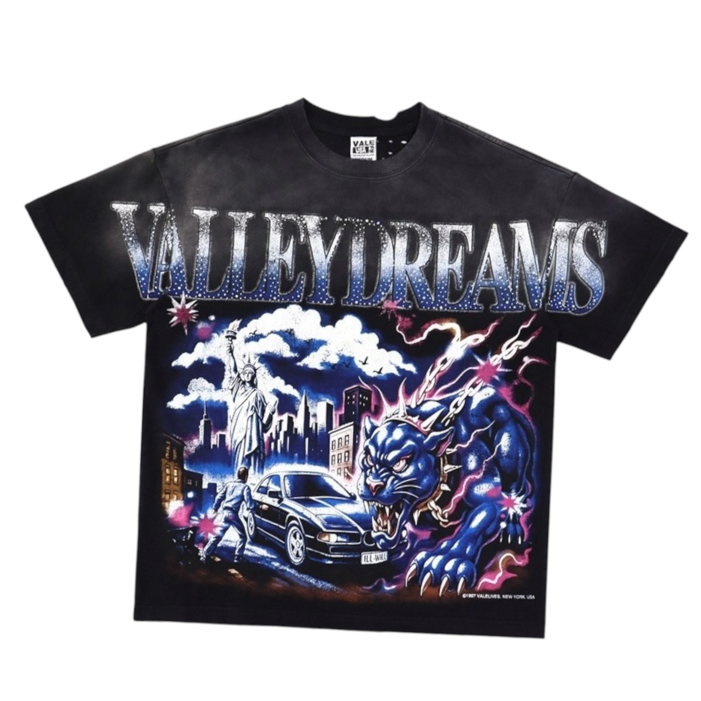 CAMISETA VALLEY DREAMS BLACK PANTHER