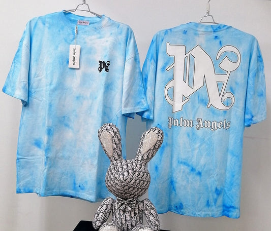 CAMISETA PALM ANGELS AZUL CIELO