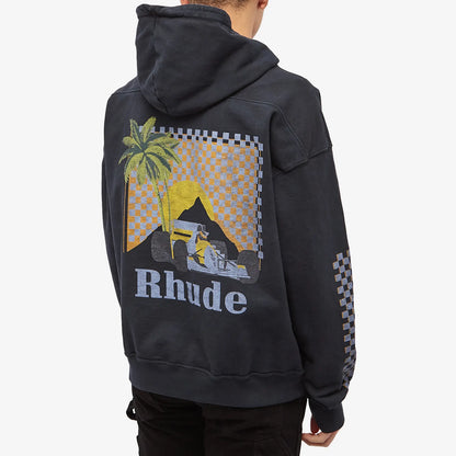 HOODIE RHUDE NEGRO CARRO