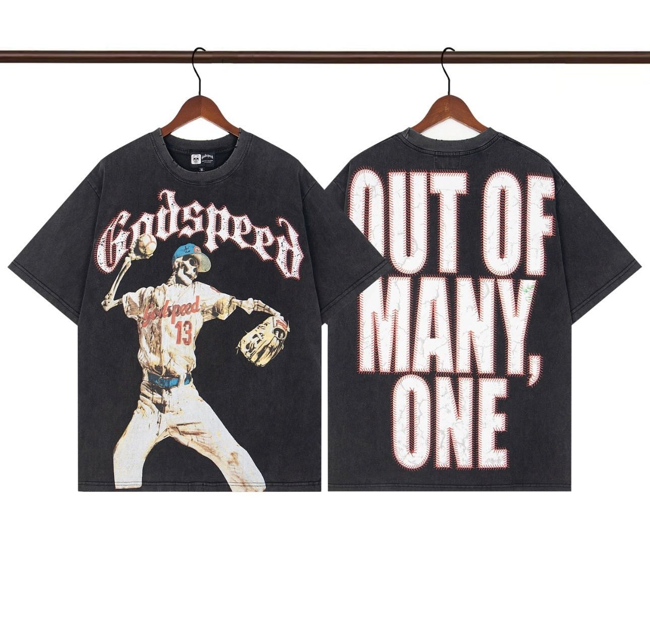 CAMISETA GODSPEED OUT OF MANY ONE