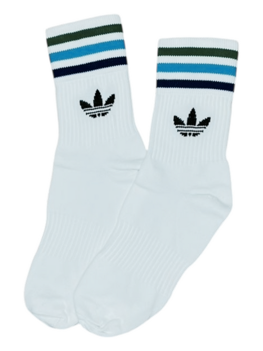 MEDIAS ADIDAS CLÁSICA 3 BANDS MORADO