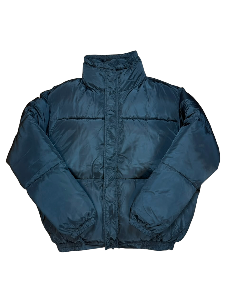 CHAQUETA ESNTIALS PUFFER NEGRA