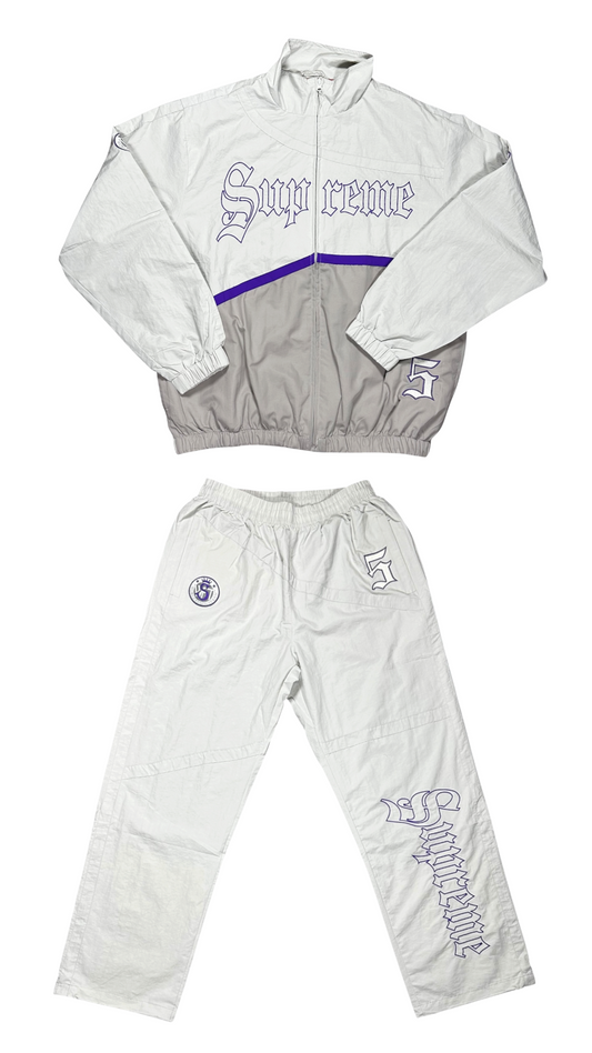 CONJUNTO SUPREME OLD ENGLISH GRIS