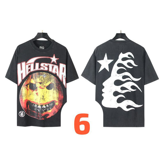 CAMISETA HELLSTAR NEGRA EMOJI