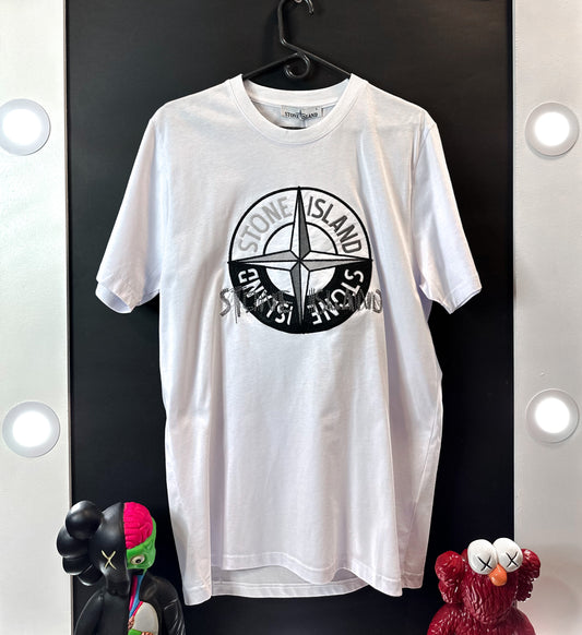 CAMISETA STONE ISLAND BLANCA ESTRELLA