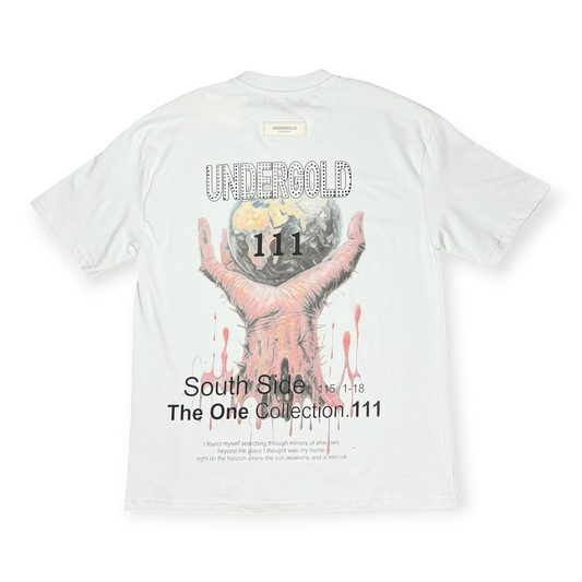 CAMISETA UNDGLD 111 PIEDRAS BLANCA