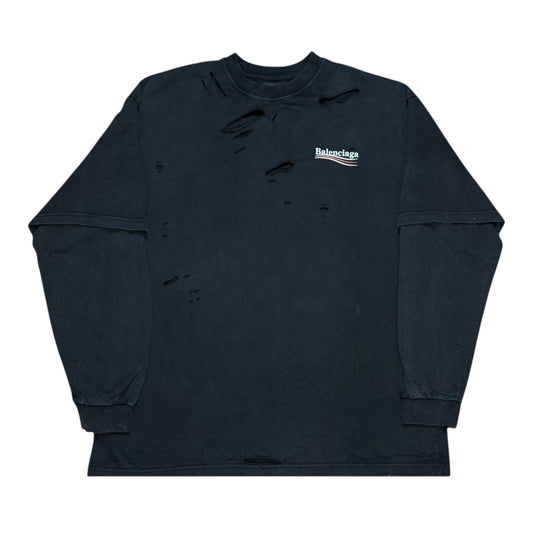 CAMIBUZO BALENCIAGA DESTROYED NEGRO