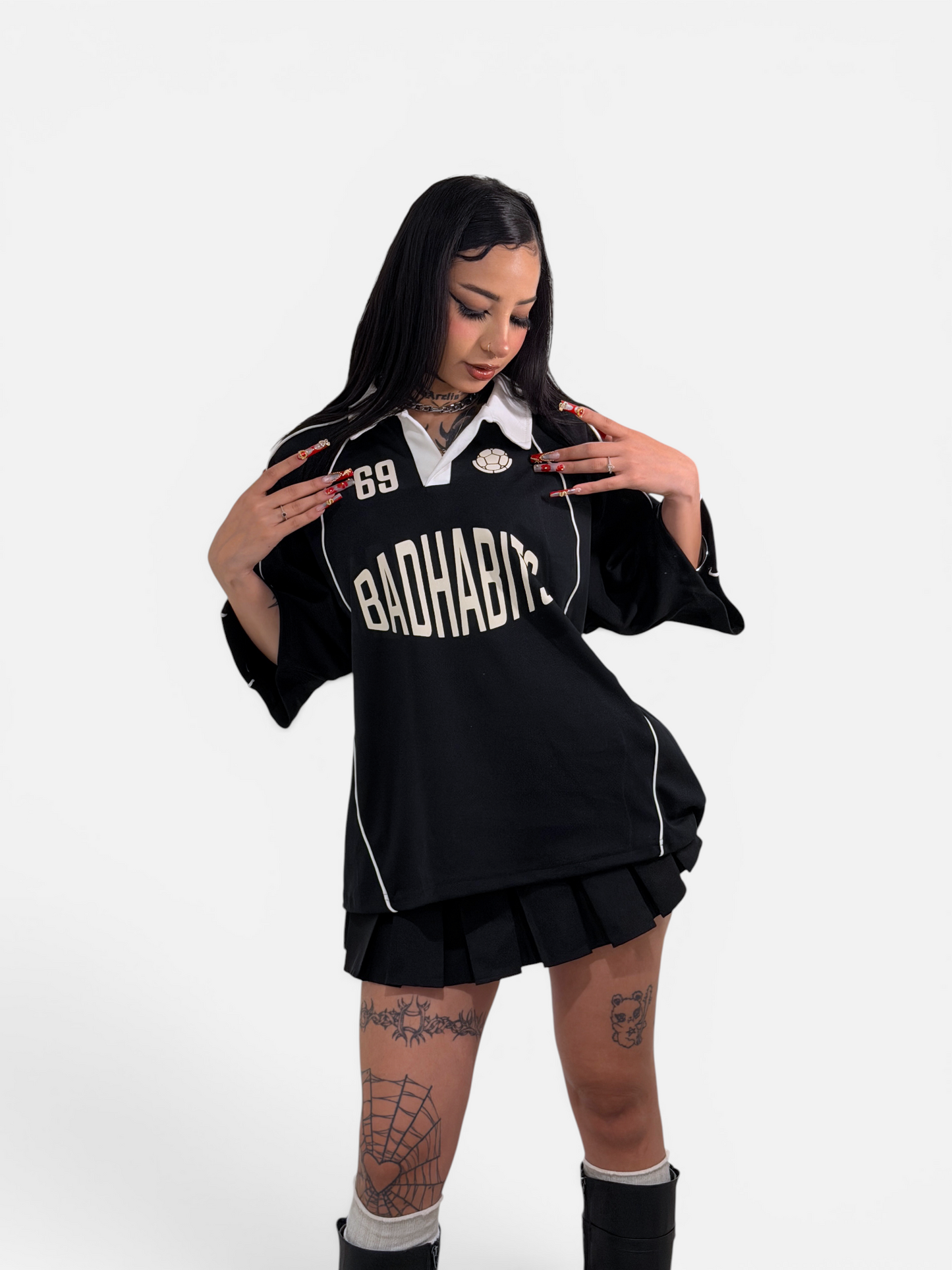 CAMISETA BAD HABITS WORLD CUP BOXY FIT DAMA