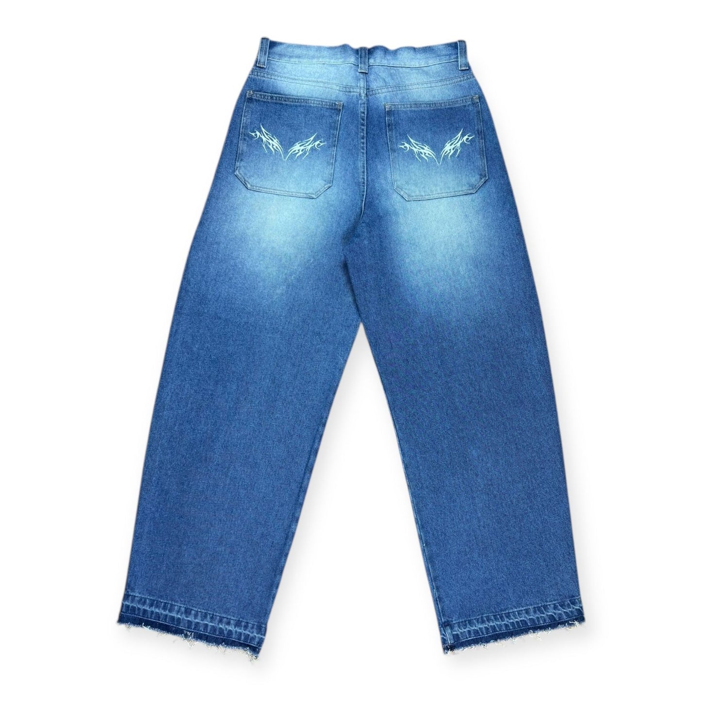 JEAN BAD HABITS  AZUL  BORDADO BOLSILLO