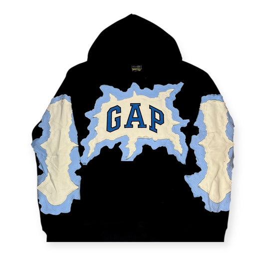HOODIE GAP NEGRO OVERSIZE