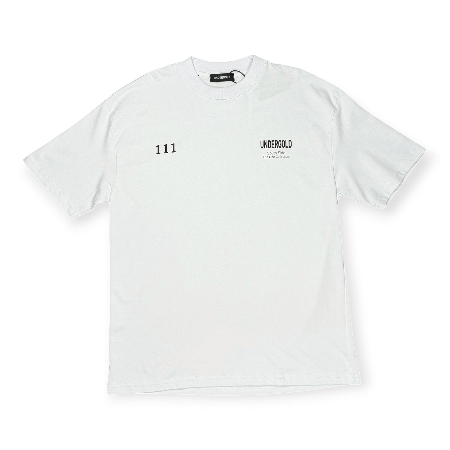 CAMISETA UNDGLD 111 PIEDRAS BLANCA