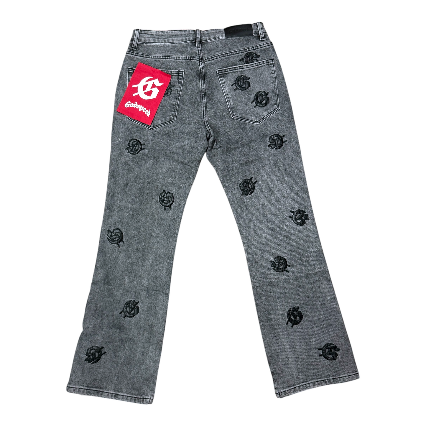 JEAN GODSPEED FLARED GRIS